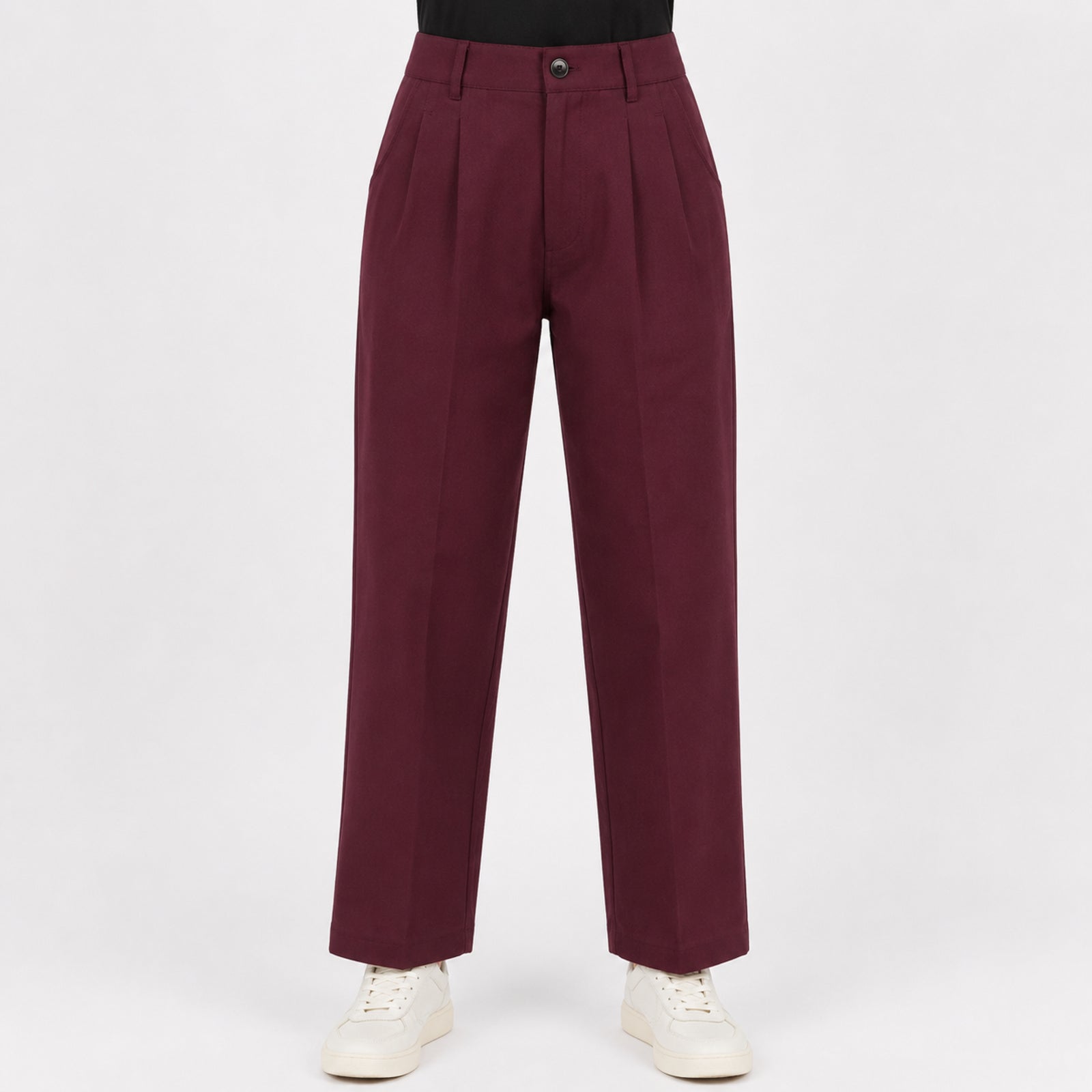 Women's Velvet Ember Wide-Leg Trousers-4