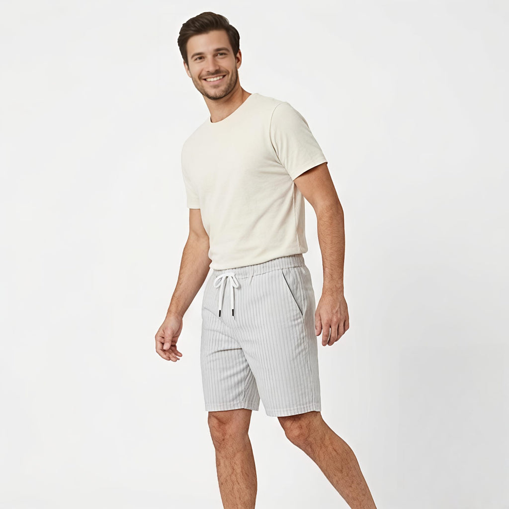 Men's Comfort Fit Drawstring Lounge Shorts-1