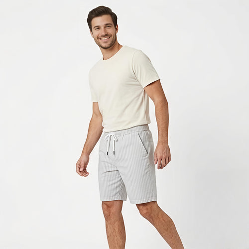 Men's Comfort Fit Drawstring Lounge Shorts-1