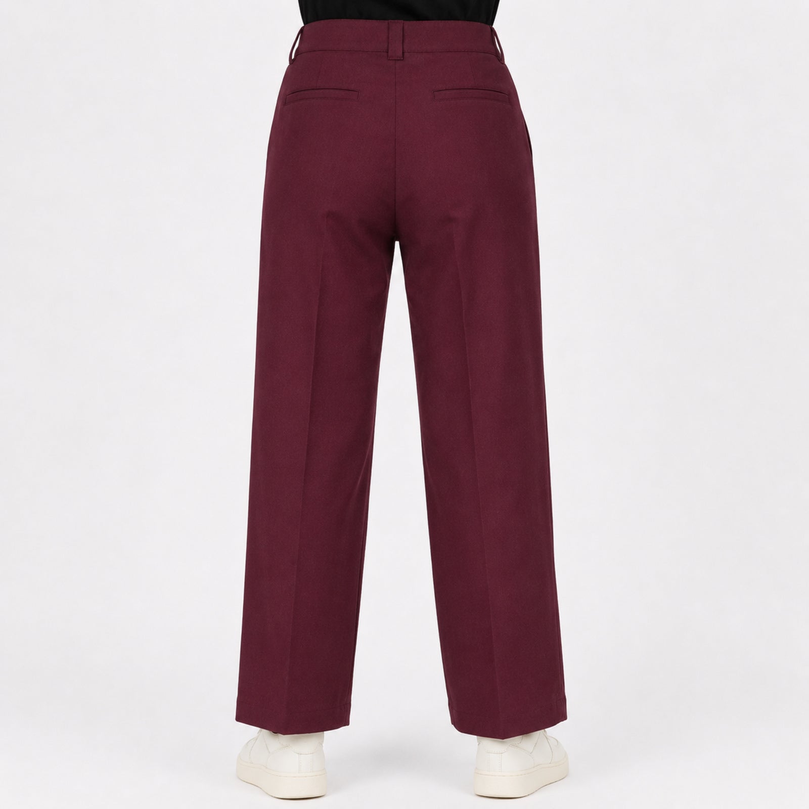 Women's Velvet Ember Wide-Leg Trousers-3