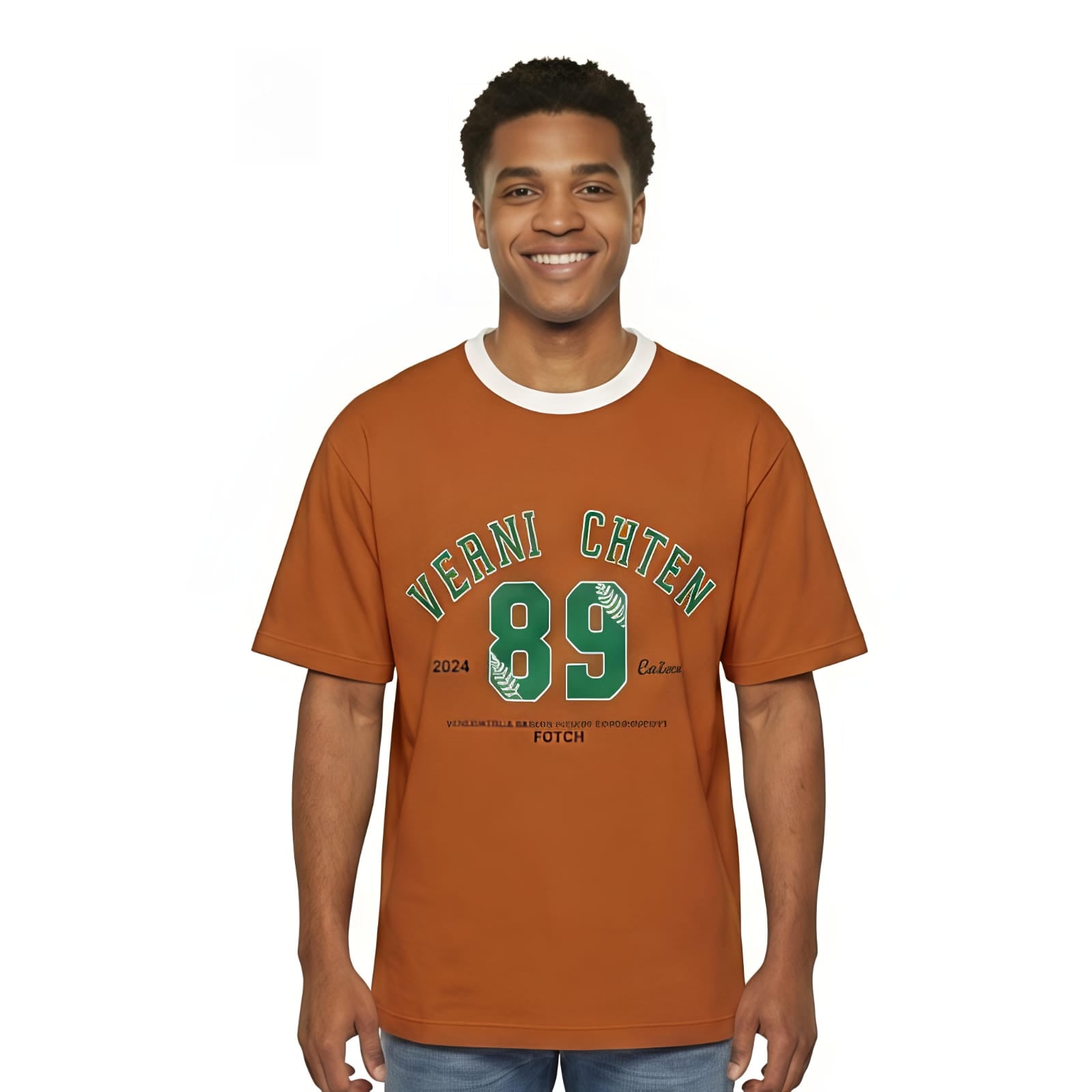 Men's Verni Chten 89 Oversized Graphic T-Shirt-4