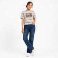 Ice Cream Stripe Graphic Tee-1