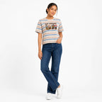 Ice Cream Stripe Graphic Tee-1