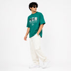 Men's Graphic Print Cotton Oversized T-Shirt-1