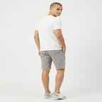 Men's Grey Printed Casual Cotton Shorts-3