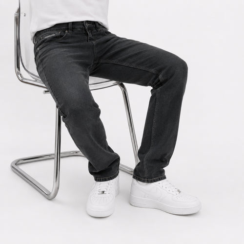Men's Classic Dark Indigo Slim Fit Jeans-1
