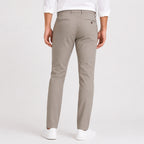 Men's Premium Stone Grey Slim Fit Formal Trousers-4