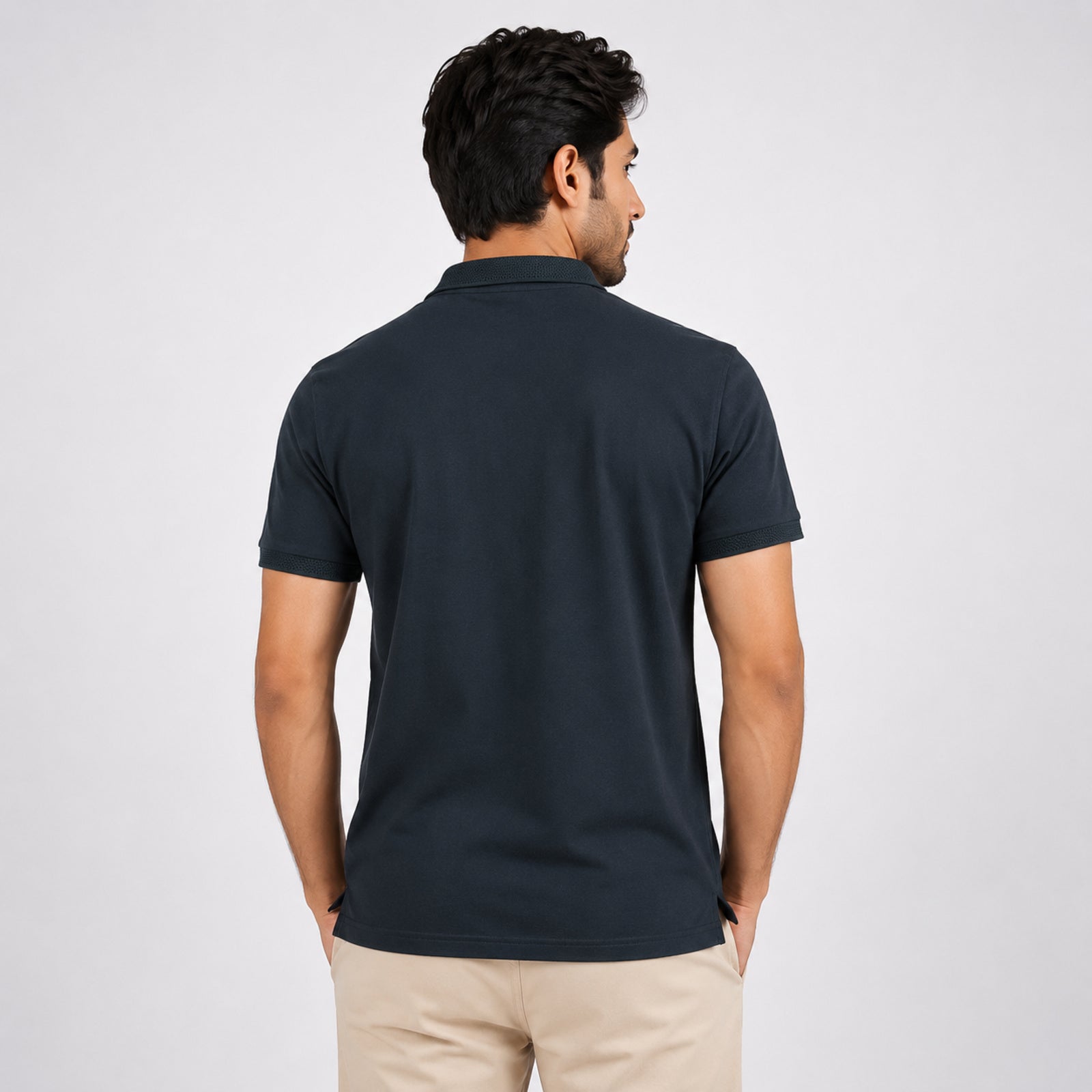 Men's Midnight Toast Embroidered Polo T-Shirt-3
