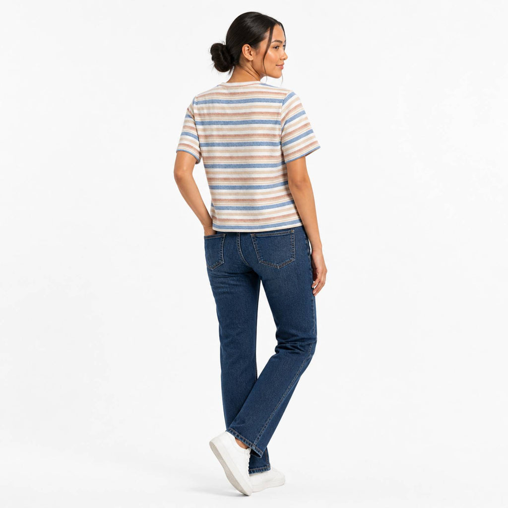 Ice Cream Stripe Graphic Tee-4
