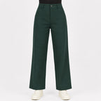 Women's Emerald Flow Wide-Leg Trousers-3