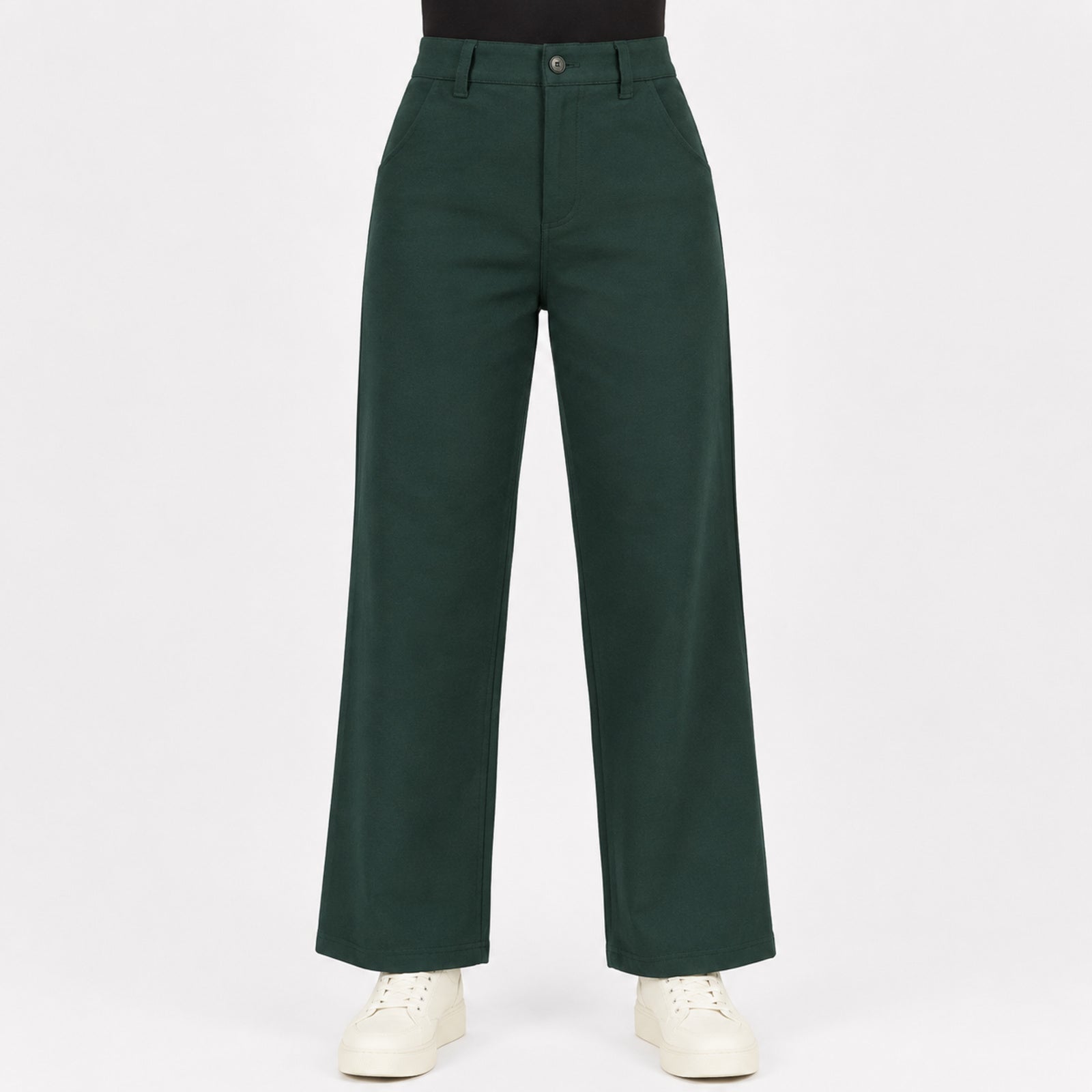 Women's Emerald Flow Wide-Leg Trousers-3