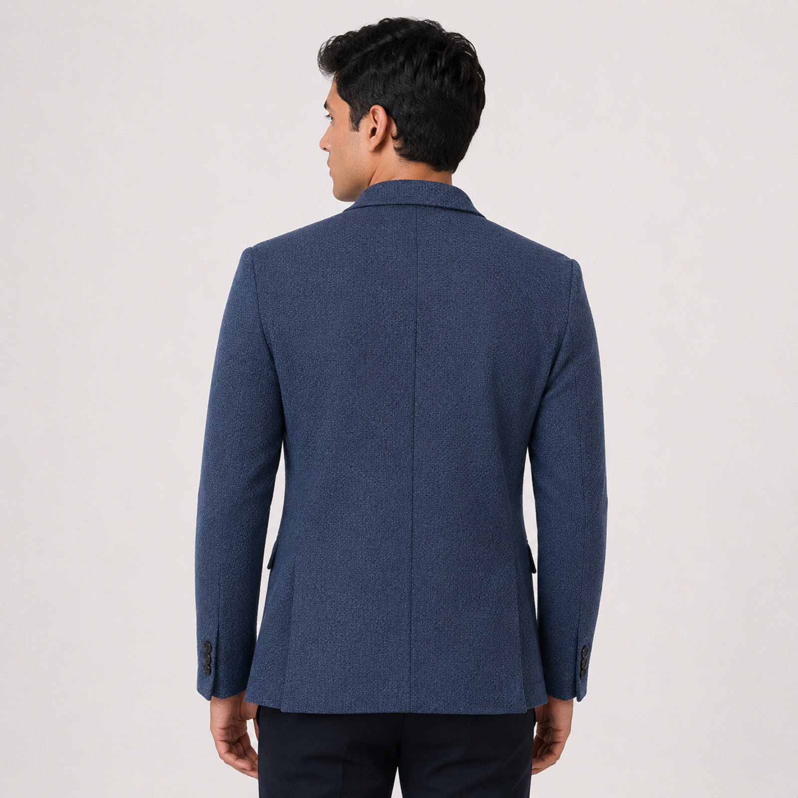 Men's Royal Navy Elite Textured Blazer-4