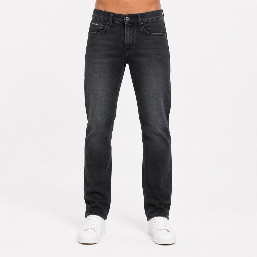 Men's Classic Dark Indigo Slim Fit Jeans-4