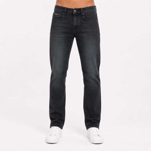 Men's Classic Dark Indigo Slim Fit Jeans-4
