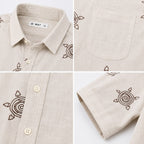 Men's Desert Orbit Printed Resort Shirt-2