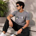 Men's Urban Slate Graphic Casual T-Shirt-3