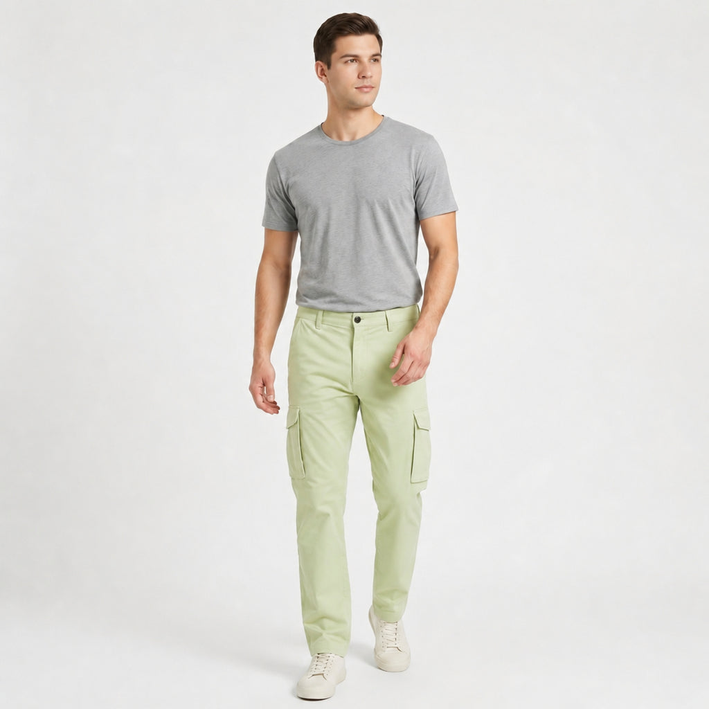 Men's Olive Utility Cargo Pants-1