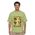 Men's Smoke Style Oversized Graphic T-Shirt-4