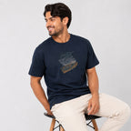 Men's “Just Be Cool” Graphic Printed T-Shirt-4