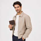 Men's Luxury Distressed Dark Brown Leather Bifold Wallet with Embossed Eagle Accent-4