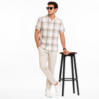 Men's Classic Checkered Half Sleeve Casual Shirt-3