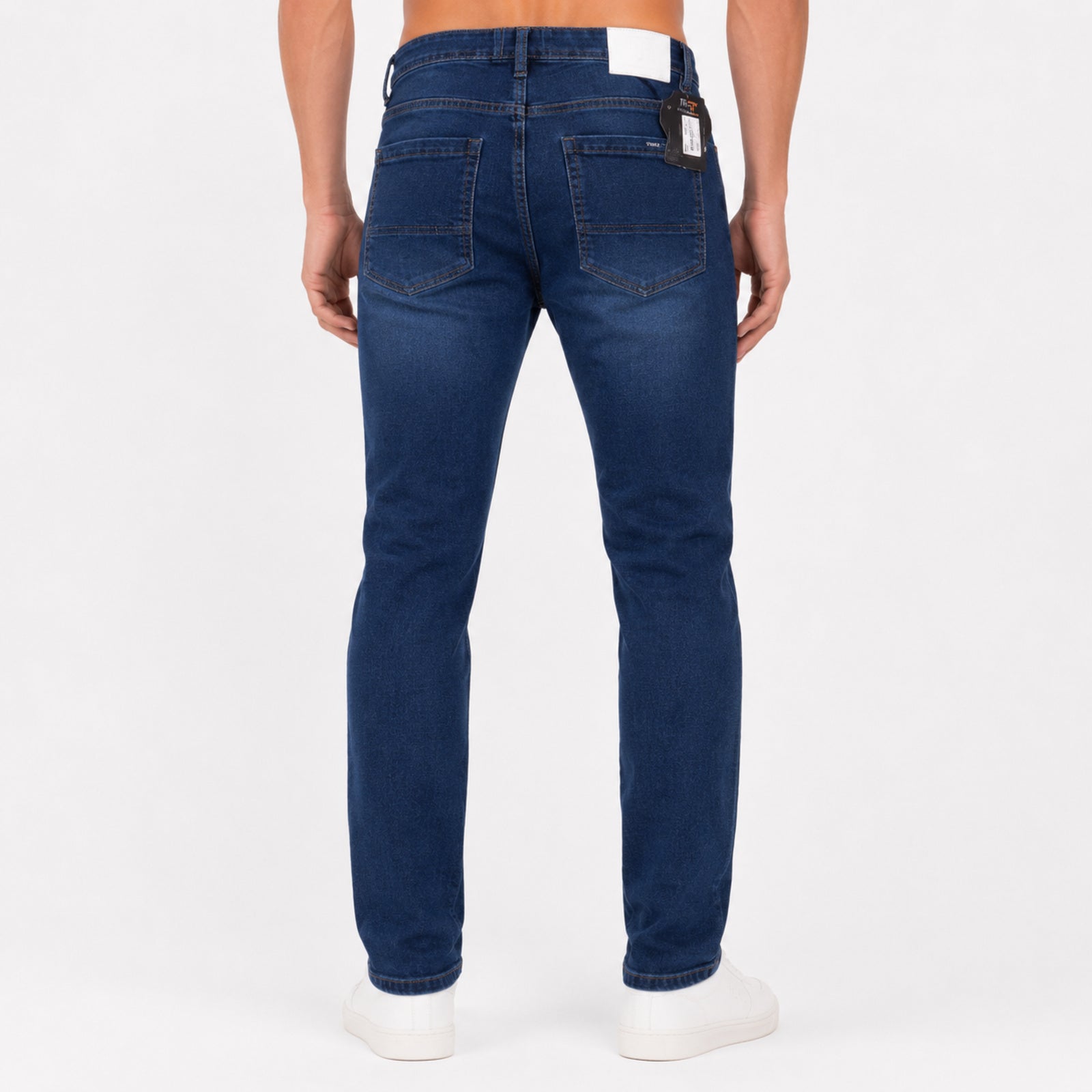 Men's Essential Blue Slim Fit Denim Jeans-2