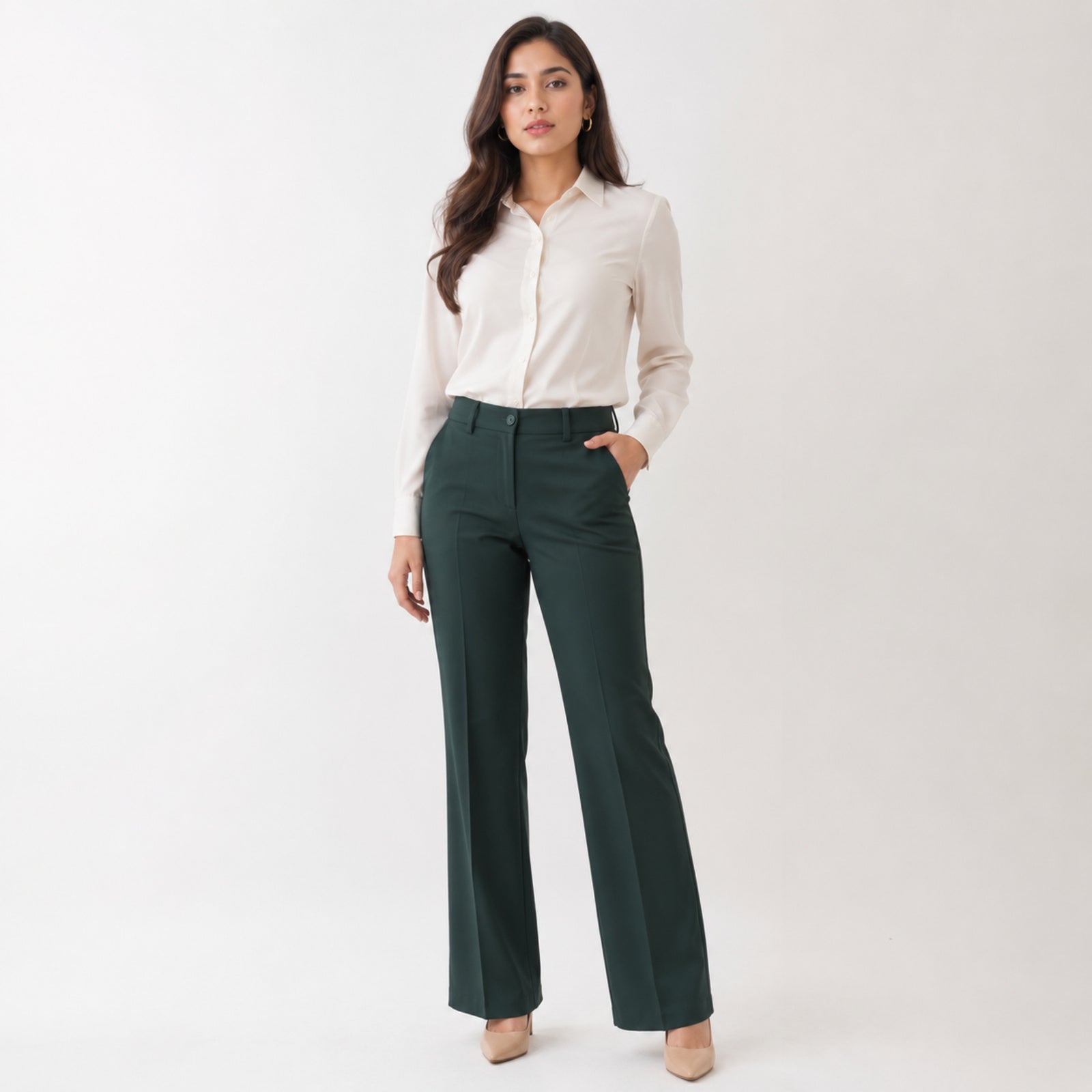 Women's Emerald Edge Formal Trousers-1