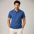 Men's Royal Blue Premium Polo T-Shirt-4