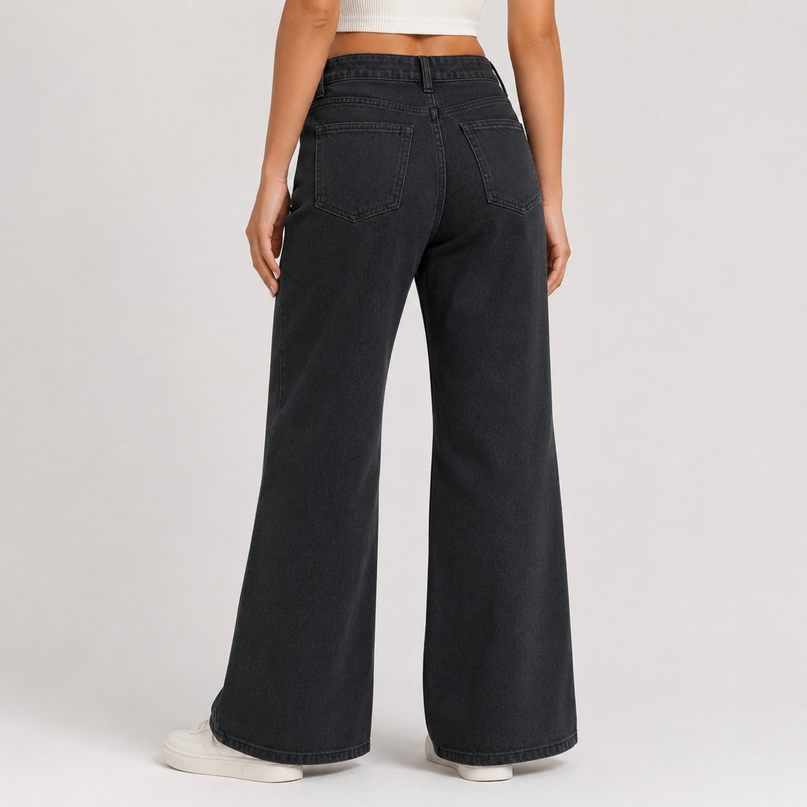 Women's Urban Olive Flare Fit Denim Jeans-4