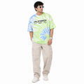 Men's California Tie-Dye Oversized Graphic T-Shirt-1