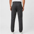 Men's Classic Brown Formal Straight Fit Trousers-4