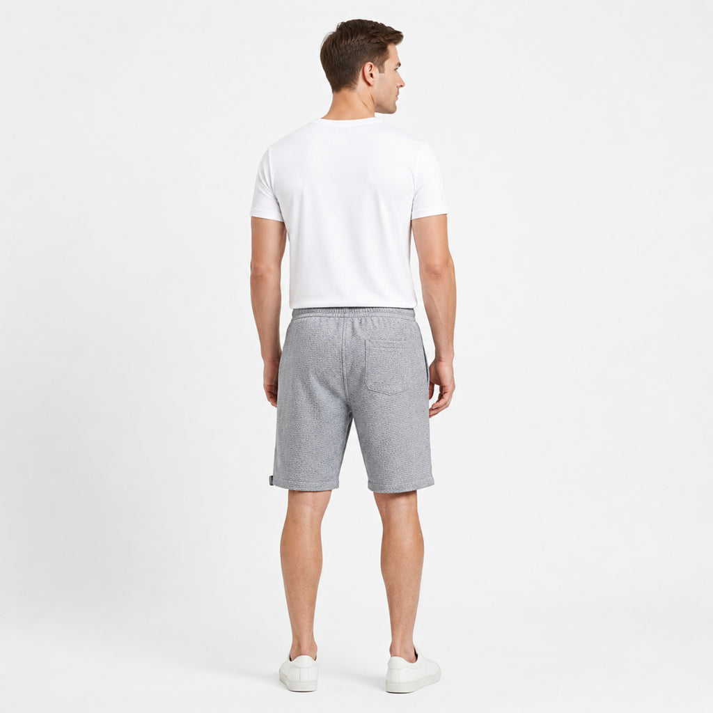 Grey Comfort Drawstring Shorts-3