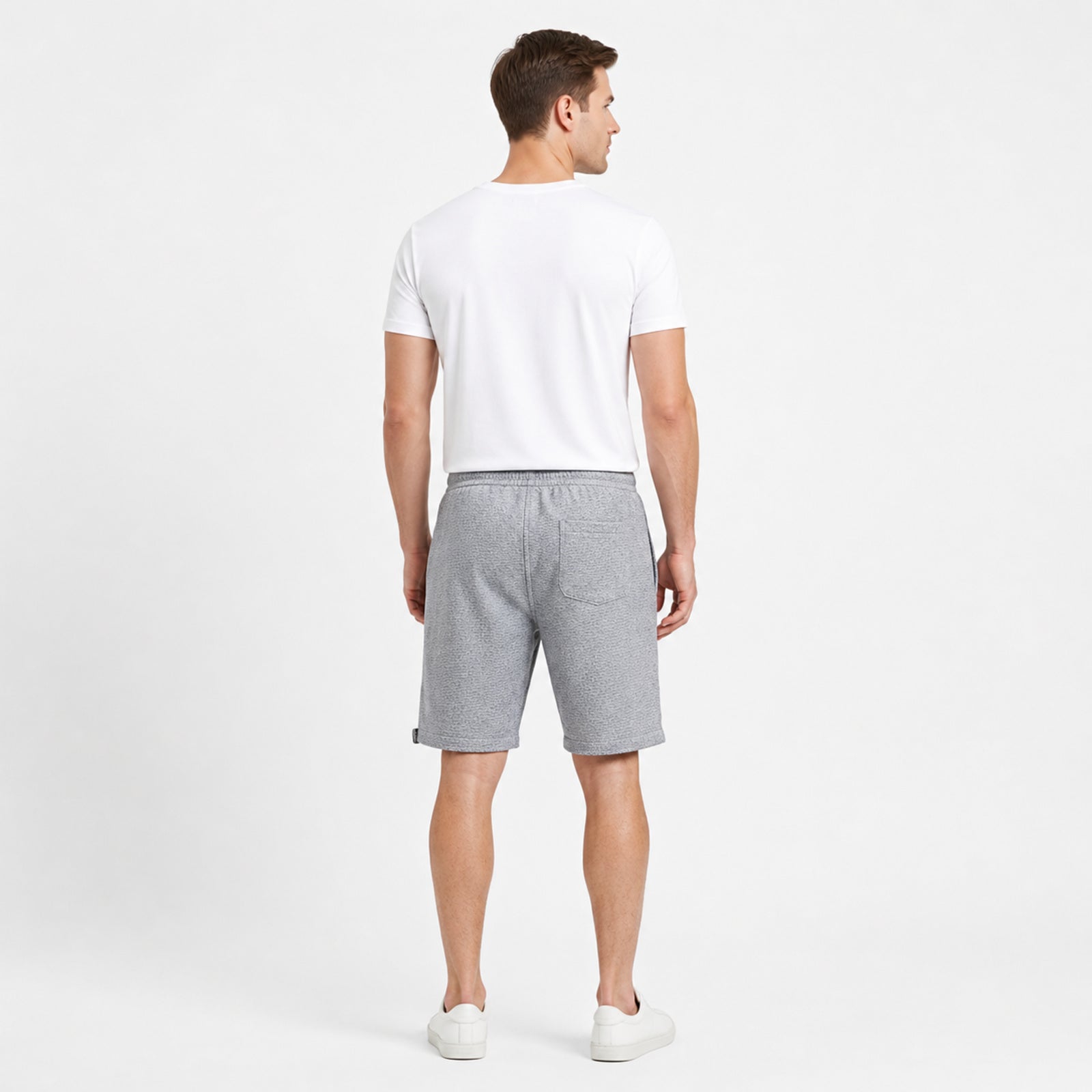 Grey Comfort Drawstring Shorts-3