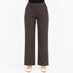 Women's Mocha Ease Relaxed Fit Lounge Trousers-2