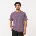 Men's Lavender Oversized Casual T-Shirt-4