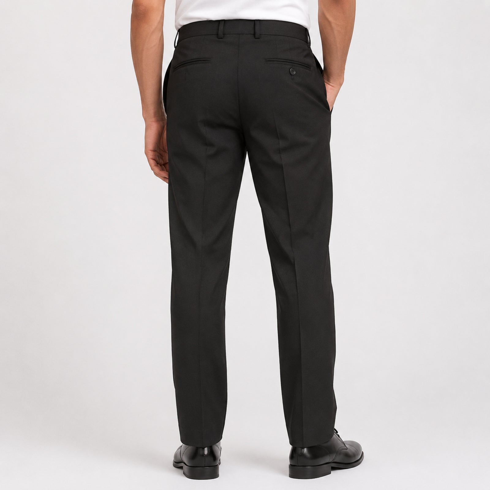 Men's Walnut Brown Executive Slim Fit Formal Trousers-2