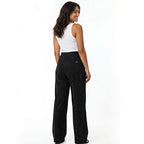 Midnight Sparkle Women's Wide Leg Party Trousers-2