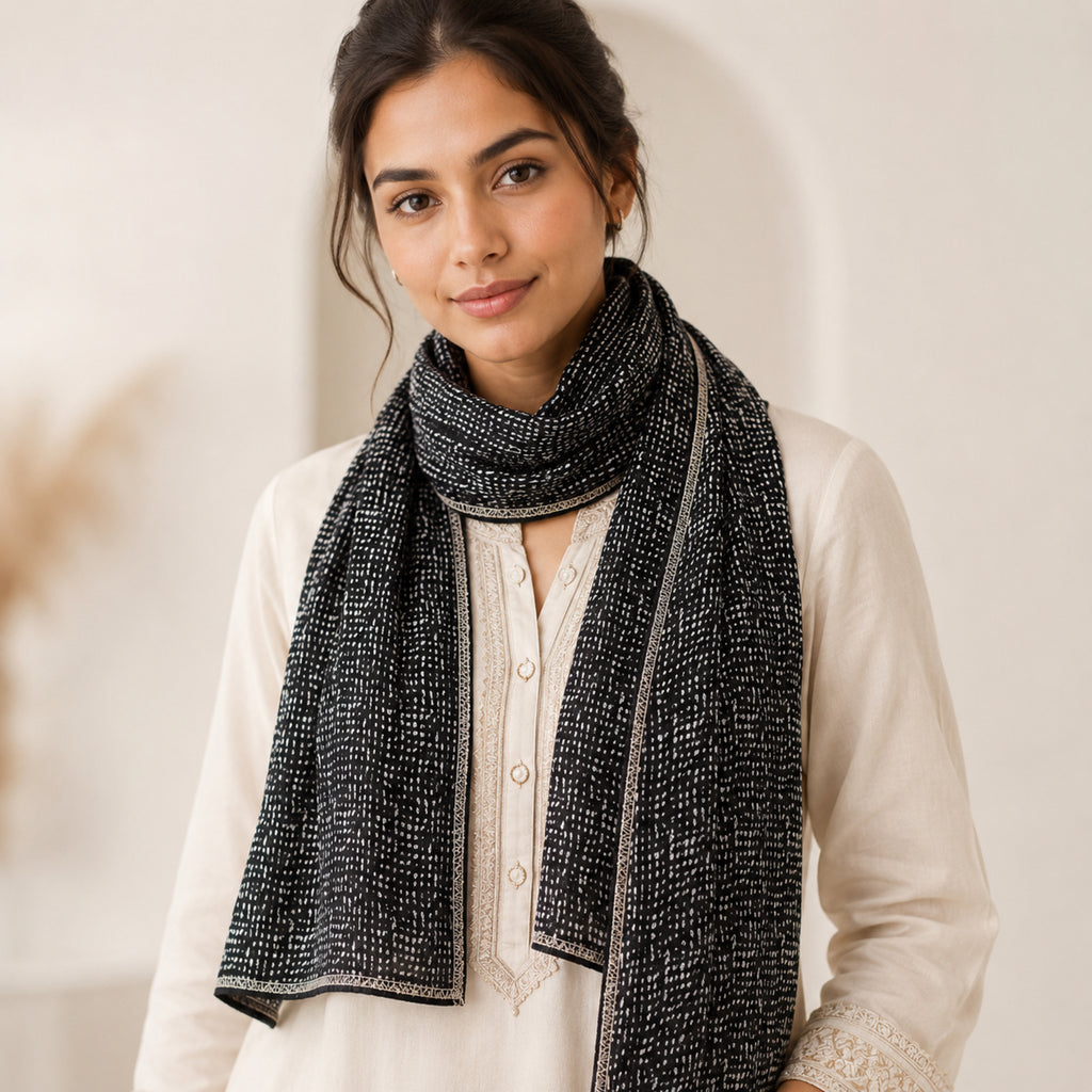 Women's Shimmer Knit Fashion Stole-2