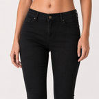 Women's Black High-Rise Skinny Fit Jeans-4
