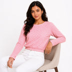Women's Sunset Bloom Orange Printed Crop Top-2