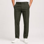 Men's Walnut Brown Executive Slim Fit Formal Trousers-3