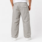 Men's Light Grey Relaxed Fit Cargo Lounge Pants-1