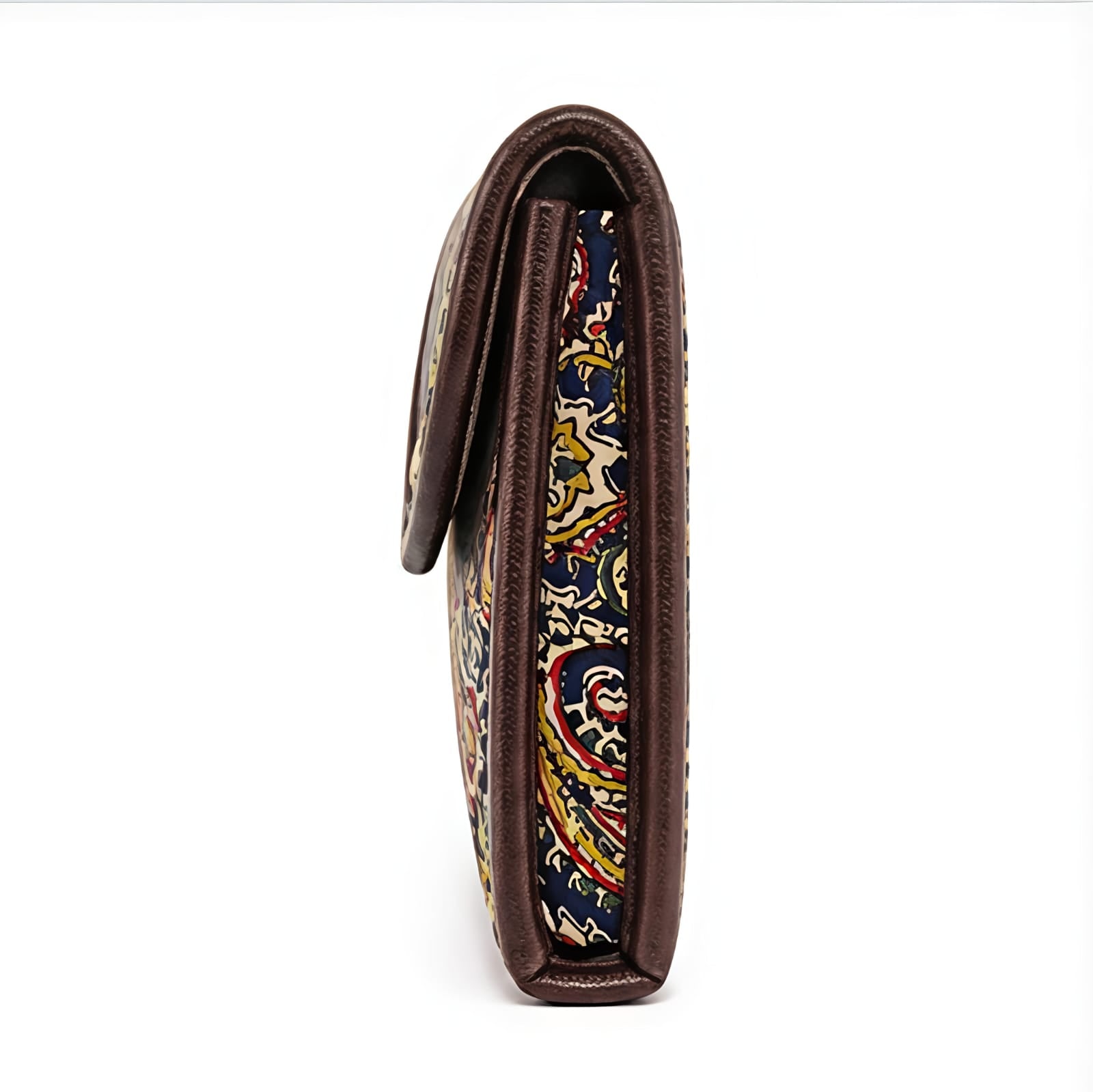 Vintage Paisley Foldover Clutch Wallet-3