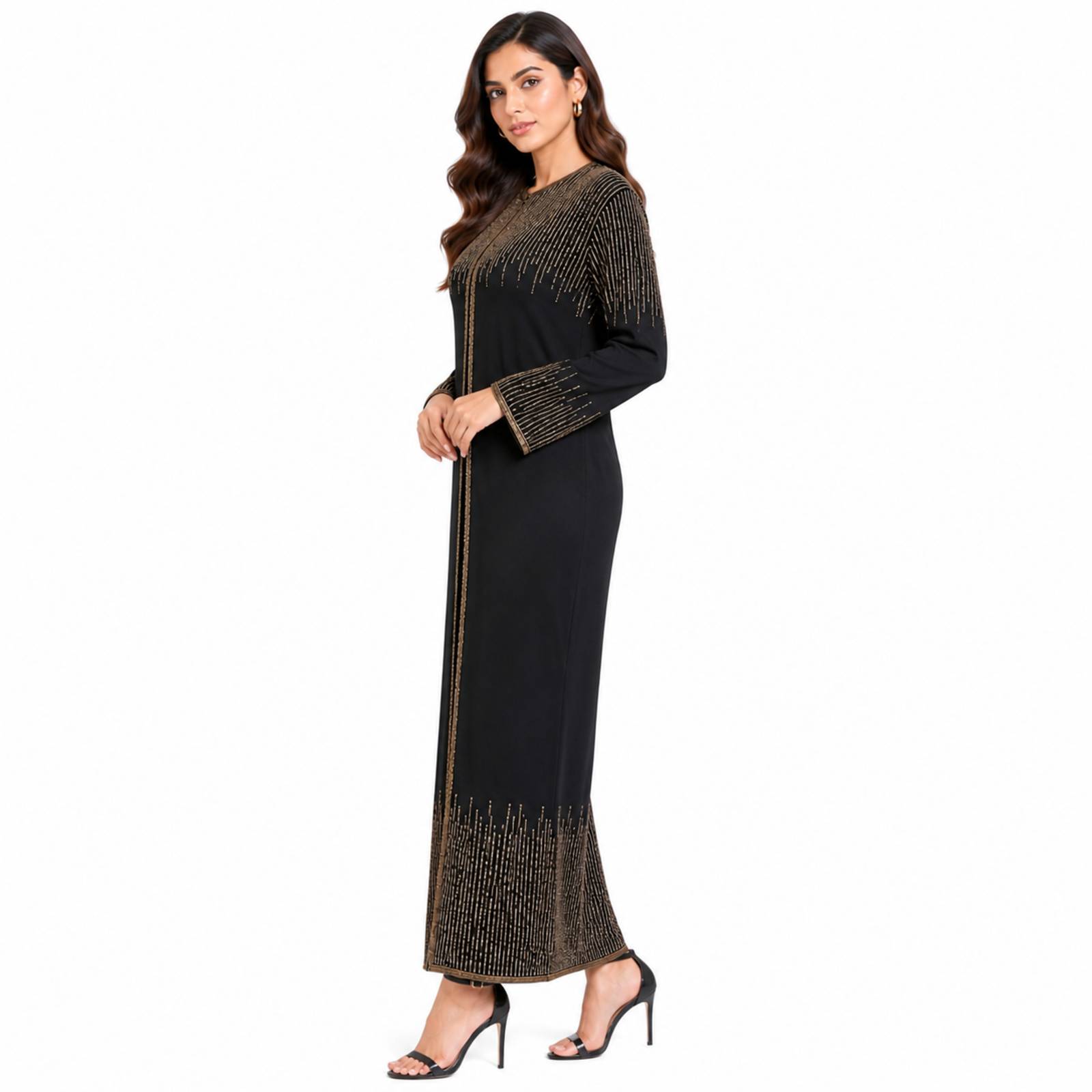 Midnight Shimmer Longline Shrug-3