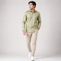 Men's Sage Parrot Green Premium Formal Shirt-1