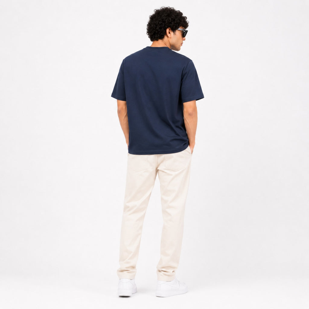 Men's Printed Cotton Casual T-Shirt-3