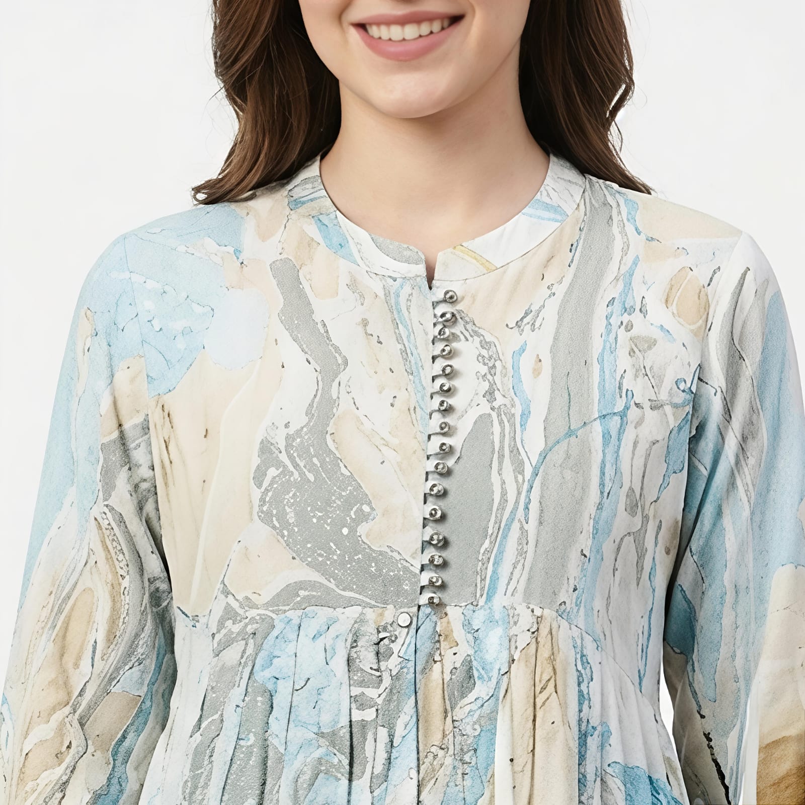 Sky Marble Printed Co-ord Set-3