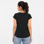 Women's Black Studded Casual Top-2
