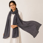 Women's Shimmer Knit Fashion Stole-1