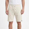 Men's Grey Drawstring Lounge Shorts-4